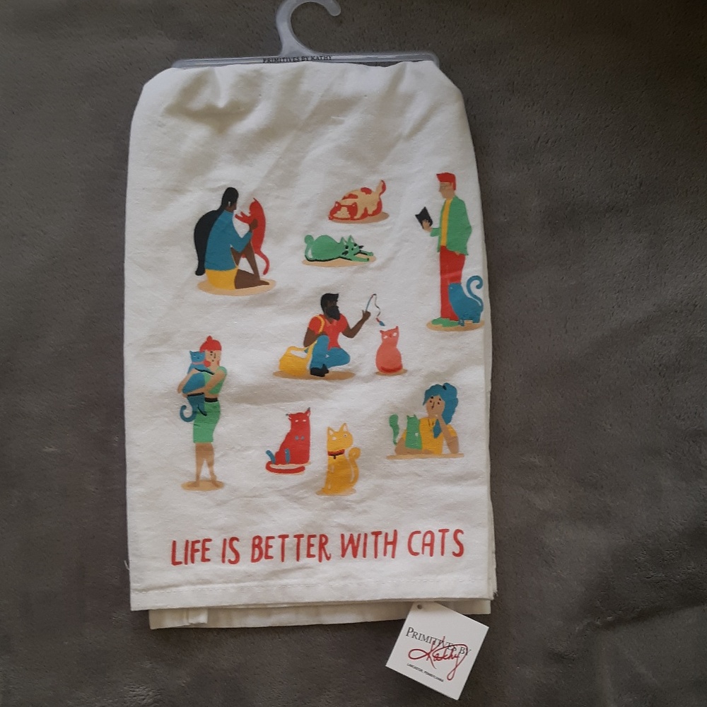 Primitives by Kathy Life is Better w Cats - Picture 3 of 4